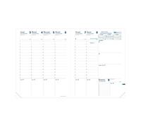 Quo Vadis 048005Q Agenda TRINOTE Lingua italiana Anno 2025 Formato 18x24 cm Settimanale 13 Mesi Dicembre-Dicembre Carta Bianca Ricambio Agenda Blisterato Copertina in Cartone Bianco