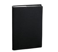 Quo Vadis 054088Q Agenda ABP1 Multilingua Anno 2025 Colore Nero Formato 13x21 cm Giornaliera 12 Mesi Gennaio-Dicembre Carta Bianca Copertina Amovibile in Plastica Impala