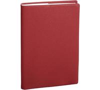 QUO VADIS - 1 Agenda settimanale Euréquart Spiralé in francese - Copertina Impala - Dicembre 2025 a dicembre 2026 - Dimensione: 24 x 30 cm - Copertina rossa verme