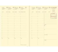 Quo Vadis - 1 Ricarica per Agenda Settimanale Affari Prestige - Rilegatura Paperback - Dicembre 2025 a dicembre 2026 - Formato 10 x 15 cm