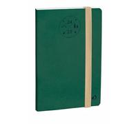 Quo Vadis 148013Q Agenda Scolastica PRESIDENTE 16M Multilingua Anno 2025-2026 Colore Verde scuro Formato21x27cm Settimanale 16Mesi Settembre-Dicembre Carta Bianca Copertina morbida + elastico Everest