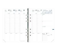 Quo Vadis 200004Q - Fogli di ricarica per agenda Timer 21 Planing, 15 x 21
