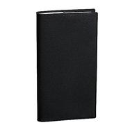 Quo Vadis 216027Q Agenda SILMA Multilingua Anno 2025 Colore Nero Formato 8,8x17cm Settimanale 1 Settimana per pagina 12 Mesi Gennaio-Dicembre Carta Bianca Copertina Amovibile Plastica Impala