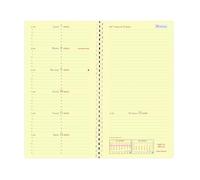 Quo Vadis 219005Q Agenda ITALNOTE S Lingua Italiana Anno 2025 Formato 8,8x17cm Settimanale 13 Mesi Dicembre-Dicembre Carta Avorio con Spirale Ricambio Agenda Blisterato Copertina in Cartone Bianco