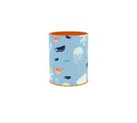 Quo Vadis 244595Q - Secchiello in metallo 33,5 x 17,5 x 12,5 cm ANIMASCOT Balena