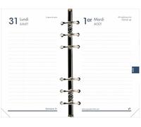 Quo Vadis 252004q ricarica Timer 17 1JP Organizzatore di tasca giornaliero 10 x 17 cm anno 2018 - 2019