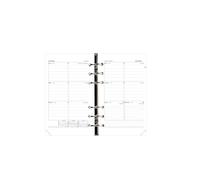 Quo Vadis 270004Q Timer 21 - Ricarica per agenda annuale orizzontale, in lingua francese, dimensioni fogli 15 x 21 cm, anno 2014-2015