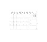 Quo Vadis 282173Q Agenda Scolastica PLANNING SD Multilingua Anno 2024-2025 Formato 18x24 cm Settimanale 16 Mesi Settembre-Dicembre Carta Bianca ricambio agenda Copertina Cartone Bianco blisterato