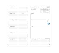 Quo Vadis Agenda Ital B Lingua Italiana Anno 2026 Formato 8,8x17 Settimanale 12 Mesi Gennaio-Dicembre Carta Bianca Ricambio Agenda Blisterato Copertina Cartone Bianco