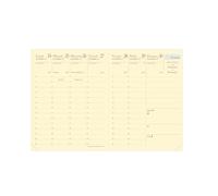 Quo Vadis 368006Q Agenda CARLA PREST Lingua italiana Anno 2025 Formato 8x10,5cm Settimanale 12 Mesi Gennaio-Dicembre Carta Avorio Ricambio Agenda Blisterato Copertina in Cartone Bianco