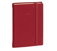 Agenda giornaliera Daily 21 Prestige 15x21cm Silk bordeaux 2025 Quo Vadis