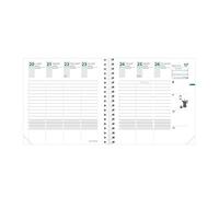 Quo Vadis 54003617MQ Agenda TIME&LIFE MEDIUM IT, 16 x 16 cm, Settimanale, Dic/Dic