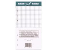 Quo Vadis - Accessori di TIMER - Ricarica BLOC-NOTES per TIMER 17 - Carta bianca Clairefontaine - Formato 10 x 17 cm