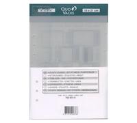 Quo Vadis - Accessori di TIMER - Ricarica intercalare+REGLE per TIMER 21-15 x 21 cm