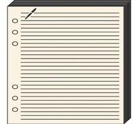 Quo Vadis - Accessori di TIMER - Ricarica schede note compatte bianco 11,5 x 16 cm
