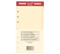Quo Vadis - Accessori TIMER - Ricarica BLOC-NOTE per TIMER 17 - Carta avorio Clairefontaine - Formato 10 x 17 cm