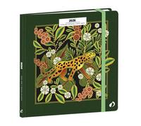 Quo Vadis - Agenda 2026 - Executive - Agenda settimanale - Francese - Catalina Estrada - Tigre - Multicolore - 13 mesi da dicembre a dicembre - 16 x 16 cm - Carta bianca - Produzione francese