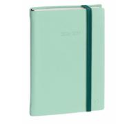 Quo Vadis Agenda anno scolastico Eurotextagenda Giornaliera Multilingue Silk Verde chiaro 12x17 cm