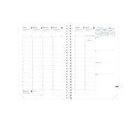 Quo Vadis 683055Q Agenda MINISTRO S Lingua italiana Anno 2025 Formato 16X24 cm Settimanale 13 Mesi Dicembre-Dicembre Carta Bianca Ricambio Agenda con Spirale Blisterato Copertina in Cartone Bianco