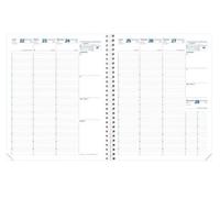 Quo Vadis - Agenda - Spirale - Euréquart S - Agenda settimanale - Francese - 13 mesi da dicembre 2025 a dicembre 2026-24x30 cm - Carta Clairefontaine bianca