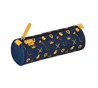 Quo Vadis - Astuccio per la scuola - Rotondo - Sofia & Francesco - Cavaliere - 23x8x8 cm - Tela - Poliestere - 1 scomparto(i)