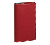 Quo Vadis Club - Porta biglietti di visita, 12 x 21 cm, colore: Nero ebano Nomade Rouge Cerise