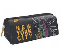 Quo Vadis - Collezione: CITIES - TROUSSE TRIANGULARIO SCOLARE - 1 scomparto grande per penne, matite e pennarelli - Formato 23x8x8 cm - Visuel New York
