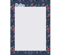 QUO VADIS - Collezione: Daisy BLOC NOTES 11x15 11x15 cm - Blu