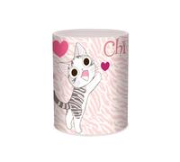 Quo Vadis - Portapenne - Chi - Multicolore - Resistente e durevole - 8 x 8 x 10,5 cm - Metallo - Bordi arrotondati