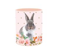 Quo Vadis - Portapenne - I miei amici a zampe carini - Multicolore - Resistente e durevole - 8 x 8 x 10,5 cm - Metallo