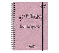 Quo Vadis - Quaderno per gli appunti - Spiralata - Shaman - Attachiante tout simplement - Pagine Senza righe - 15x21 cm - Carta Clairefontaine Bianca - Prodotto in Francia