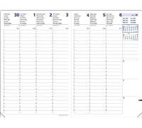 Quo Vadis - Ricambio Agenda - 2027 - H24/24 - Settimana Planning - Multilingua - 13 mesi da dicembre a dicembre - 16x24 cm - Carta Clairefontaine Bianca - Prodotto in Francia