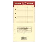Quo Vadis - Ricarica accessori organizer per fogli Telefono Timer 17, 10 x 17 cm, colore: Avorio