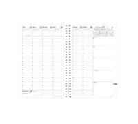 Quo Vadis - Ricarica Agenda - Spiralé - 2025 - Ministro S - Agenda settimanale - Francese - 13 mesi da dicembre a dicembre - 16 x 24 cm - Carta Clairefontaine bianca - Produzione francese