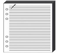 QUO VADIS Ricarica di accessori per taccuino note timer 21 bianco 15 x 21 cm 722005Q