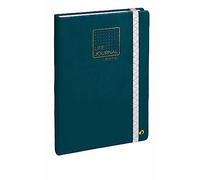Quo Vadis - Taccuino Bullet journal - Multilingua - Life Journal - Blu - Pagine Puntini (dots) e a righe - 15x21 cm - Carta Clairefontaine Bianca - Prodotto in Francia