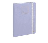Quo Vadis - Taccuino Bullet journal - Multilingua - Life Journal - Viola - Pagine Puntini (dots) e a righe - 15x21 cm - Carta Clairefontaine Bianca - Prodotto in Francia