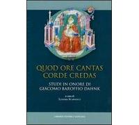 Quod ore cantas corde credas. Studi in onore di Giacomo Baroffio. Ediz. spagnola
