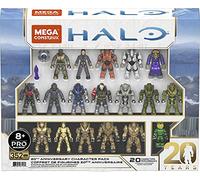 Quoersrti MEGA Halo 20th Anniversary Character Pack Halo Infinite Construction Set, Building Toys for Boys [Amazon Exclusive]