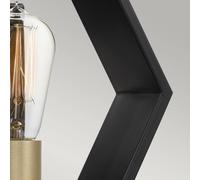 Applique Industrial Nordico Bismarck Acciaio Nero Terra 1 Luce E27