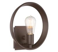 Applique Industrial Nordico Theater Row Metallo Bronzo Western 1 Luce E27 [EEK: A++]