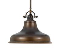 QUOIZEL Lampada a sospensione Emery 1 luce bronzo Ø34,3 cm QUOIZEL