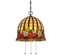 QUOIZEL Lampada a sospensione floreale Rosecliffe QUOIZEL