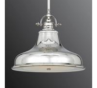 QUOIZEL Lampada sospensione Emery 1 luce argento Ø 34,3 cm QUOIZEL