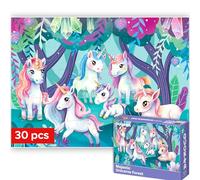 QUOKKA 30 puzzle di assortamento per bambini età 3-6 | Toy for Fun Activity Unicorn for 3-6 anni | Jigsaw Unicorn Game Gift for Boy and Girl