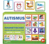 QUOKKA 95 Tabelle di Ricompensa per Bambini - Versione Tedesca - Piano Visivo del Comportamento per Bambini Autistici - Strumenti Magnetici per ADHD - Materiali Didattici per la Routine dell’Autismo