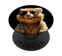 Quokka Be Quokka Happy Australia Smile con i Quokka PopSockets PopGrip Adesivo