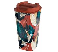 Quokka, Bicchiere Termico 450ml Doppia Parete Antifuoriuscita Ermetico senza BPA