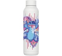 Quokka Borraccia termica in acciaio inox Solid White 630 ml Stitch Drip Bianco