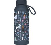 Quokka Borraccia termica in acciaio inox solido con gancio Slate 510 ml Frozen Forest